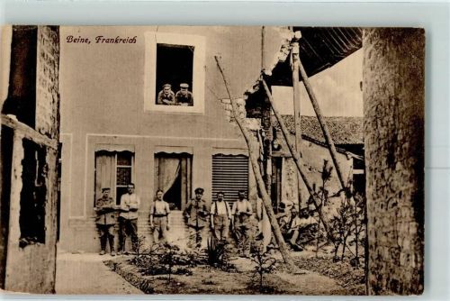 Beine-Nauroy 1917 Feldpost WK I