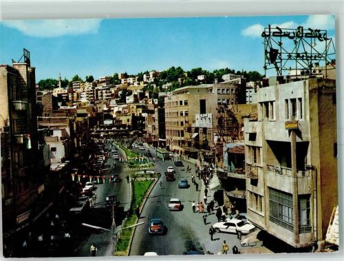Amman König Feisal Straße Auto Bus