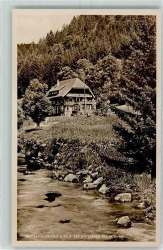 Menzenschwand Gasthaus u. Pension Waldeck
