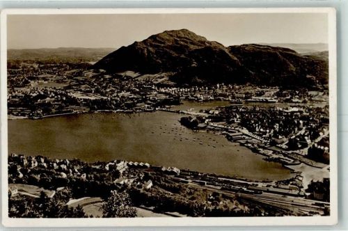 Bergen Aussicht vom Floien Eisenbahn