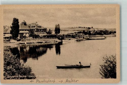 Malter-Paulsdorf Talsperre Malter Gasthaus Seeblick Ausflugsschiffe Kanufahrer