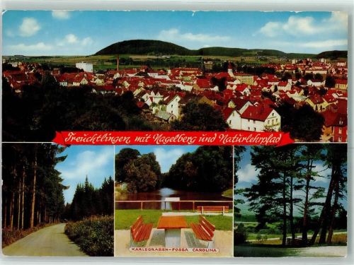 Treuchtlingen Waldweg Karlgraben-Fossa Carolina Ruhebänke