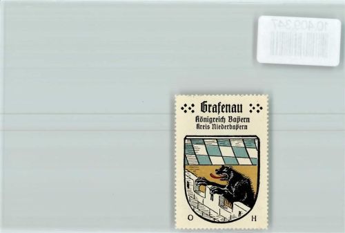 Grafenau Vignette Wappen Kaffee Hag ca 1920-1940