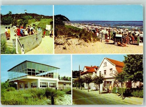 Baabe Strand Strandkörbe Gasthaus Inselparadies FDGB Erholungsheim Mathias Thesen