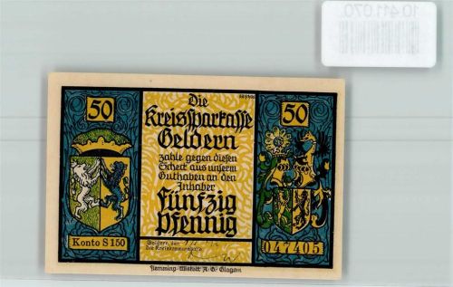Geldern Notgeld Drache