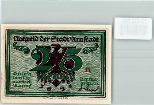 Arnstadt Notgeld Alexis