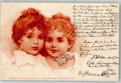 1898 Monotint Postkarte Serie III Nr. 5214 AK