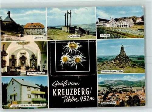Kreuzberg Kloster Golgatha Klosterkirche Wasserkuppe Private Pension Werner Martin Bischofsheim