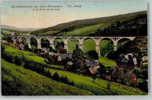 Wallendorf Eisenbahnbrücke Viadukt Bock-Wallendorf
