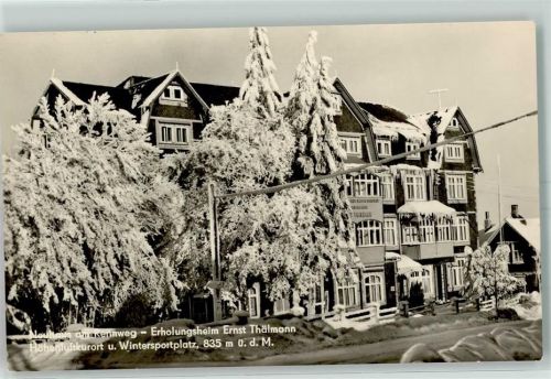Neuhaus Erholungsheim Ernst Thälmann Winter
