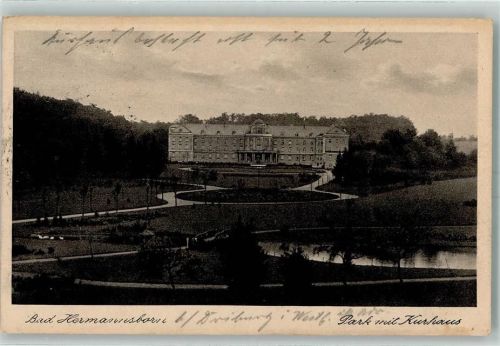 Bad Hermannsborn Kurhaus Parkanlage