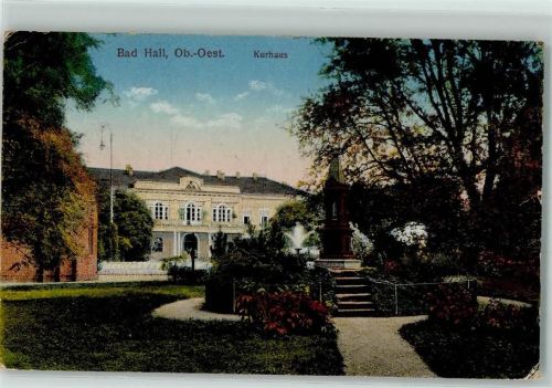 Bad Hall Kurhas Park Springbrunnen