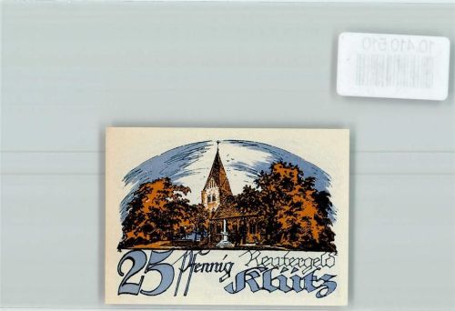 Klütz Notgeld Schneiderin