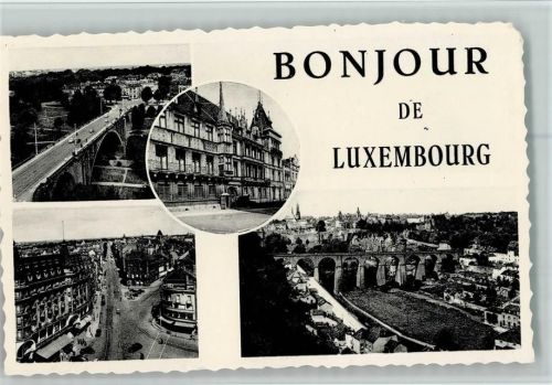 1957 Verschiedene Abbildungen u. Brücke AK Gute Erhaltung