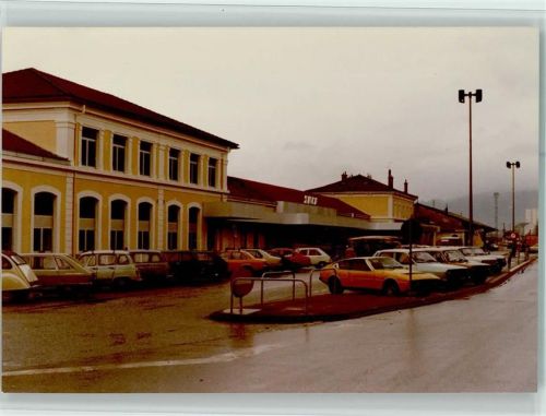 Aix-les-Bains Foto, keine AK La Gare ca 1980