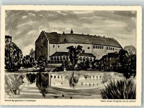 Burgsteinfurt Schloss nach einem Original von G. Ullrich Schwerbeschädigte Künstler schaffen