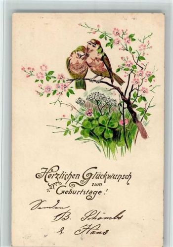 Geburtstag 1906 AK
