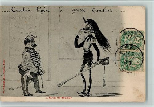 1907 Cavalerie legere - Nr. 5 Ecole de Saumur