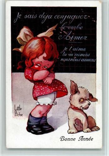 Verlag A. Noyer - Little Piche Serie 121 Nr. 641 - Bonne Annee - Neujahr, gute Erhaltung