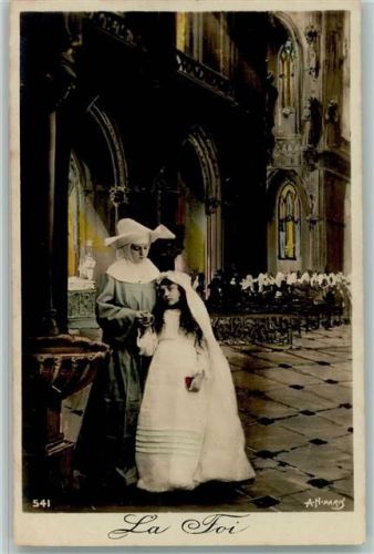 1908 Verlag A. Noyer Nr. 541 La Foi - Kommunion - Kirche