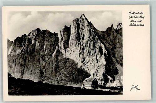 Hinterriß Falkenhütte Laliederwand Hüttenstempel