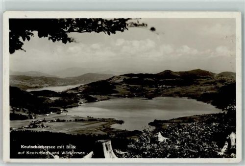 Keutschach Keutschachersee mit Blick auf Wörthersee