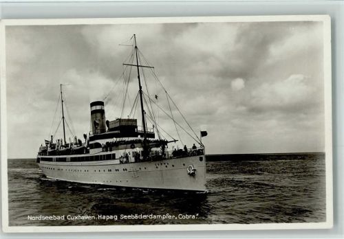Cuxhaven Hapag Dampfer Cobra AK