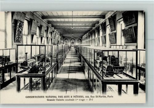Nr. 1406 Grande Galerie 1. Etage - Eisenbahn - Conservatoire National des Arts et Metiers Paris