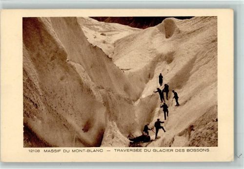 Massiv du Mont Blanc - Traversee du Glacier des Bossons , gute Erhaltung