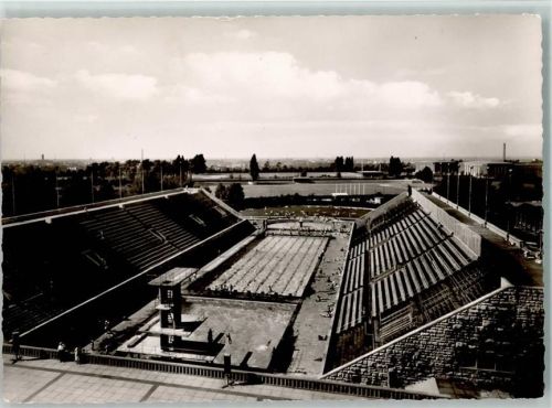 Berlin Mitte Olympia Schwimm Stadion ca 1955 AK