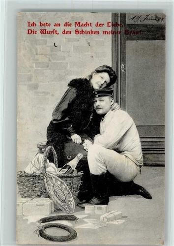 1908 Soldatenliebe und Liebesgaben, gute Erhaltung