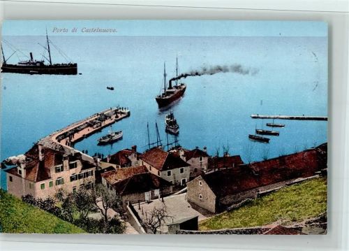 Castelnovo 1910 Purger & Co 8438 - Porto Hafen - gute Erhaltung AK