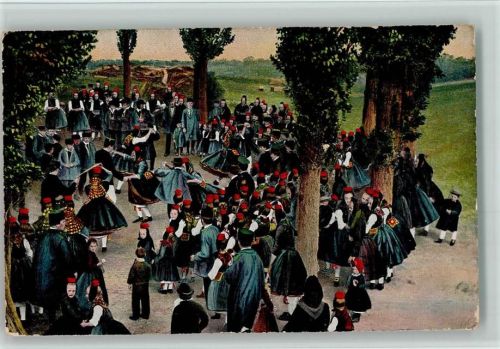 1908 Shwälmer Kirmes - Volkstanz - Verlag Bäcker 2324 AK