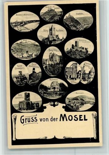 Cochem Moselansichten Mehrfachaufnahme