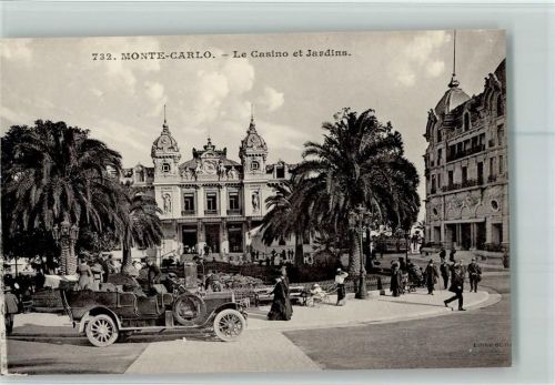 Monte Carlo - Casino , Automobil 1910 AK Good condition
