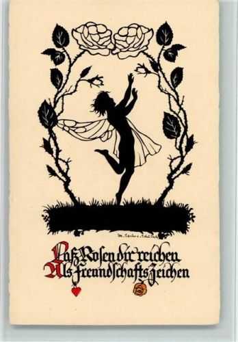 Meissner & Buch 3286 - Spruch in Kalligrafie - gute Erhaltung Sachse-Schubert, M.