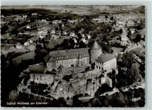 Edersee Fliegeraufnahme Schloss Waldeck