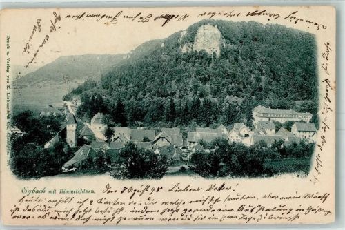 Eybach 1898 Himmelsfelsen