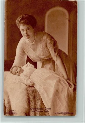 mit Prinzessin Cecilie - Liersch 7905 - gute Erhaltung AK