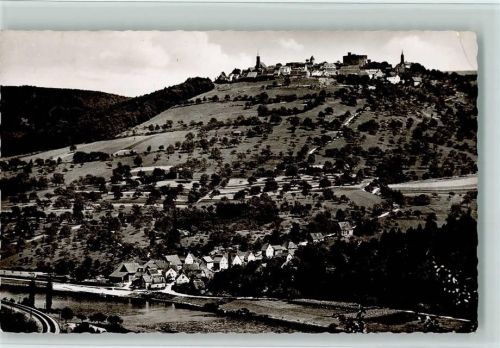Dilsberg 1955 Gesamtansicht AK