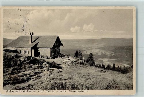 Bayerisch Eisenstein Arberschutzhaus Hüttenstempel