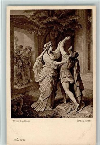 Wilhelm v. Kaulbach - Ackermann Serie 100 Nr. 1282 - Goethe Galerie, gute Erhaltung