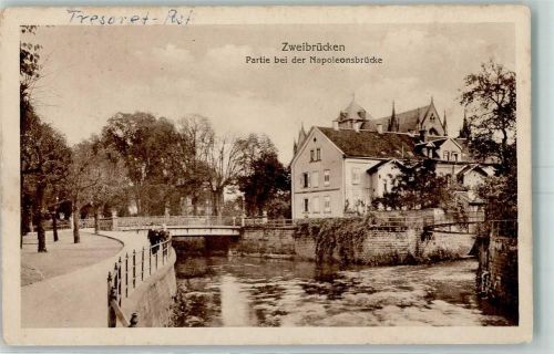 Zweibrücken 1918 Napoleonsbrücke