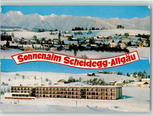 Scheidegg Kursanatorium Sonnenalm Winter