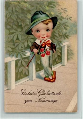 1927 Gratulant - Kind als Erwachsener , gute Erhaltung