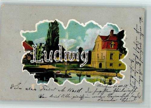 1905 Serie 1515 Nr. 37 - Namen auf der Karte