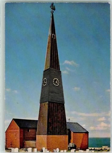 Helgoland Foto und Verlag Otto Schulze Nr. 604 Inselkirche AK