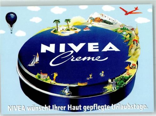 Nivea Creme von Beiersdorf Ballon AK