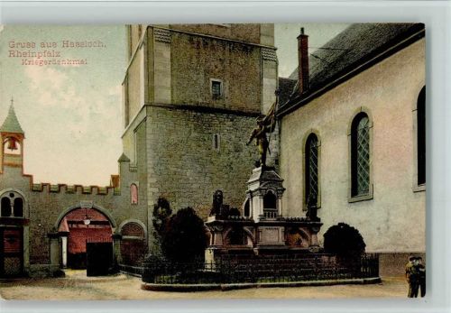 Haßloch 1915 Kriegerdenkmal AK