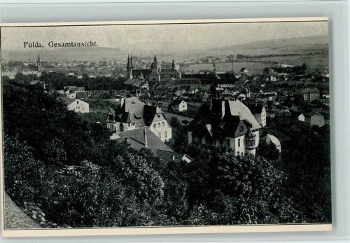 Fulda 1915 Gesamtansicht AK